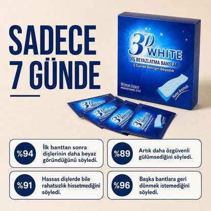 Whiteeth 3D Diş Beyazlatma Bandı