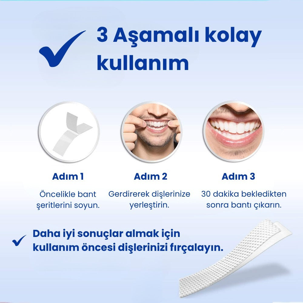 Whiteeth 3D Diş Beyazlatma Bandı