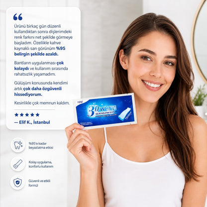 Whiteeth 3D Diş Beyazlatma Bandı