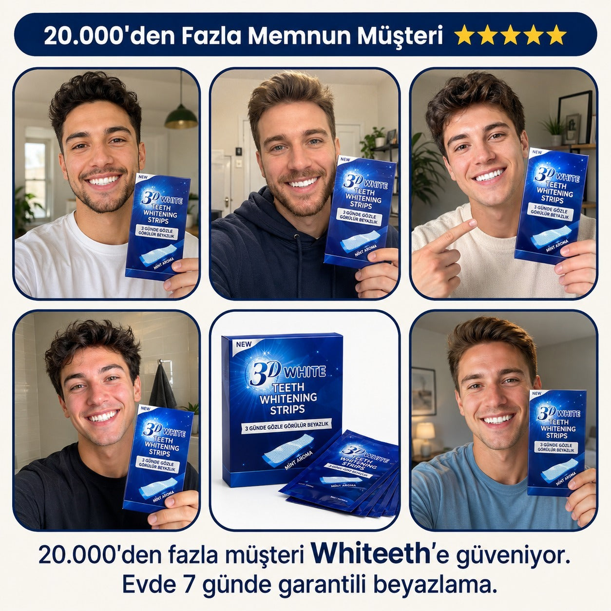Whiteeth 3D Diş Beyazlatma Bandı